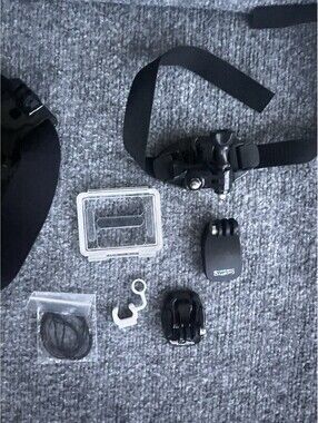 Genuine GoPro Accessory Lot OEM Head Strap Suction Cup Helmet Mounts & Clips